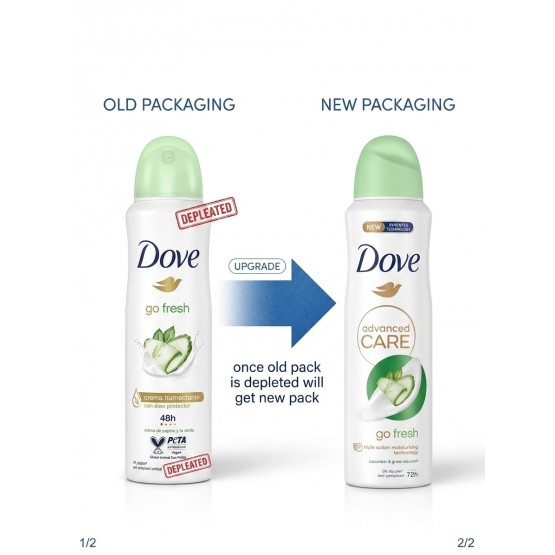 Dove Go Fresh Cucumber & Green Tea Scent Spray 100g